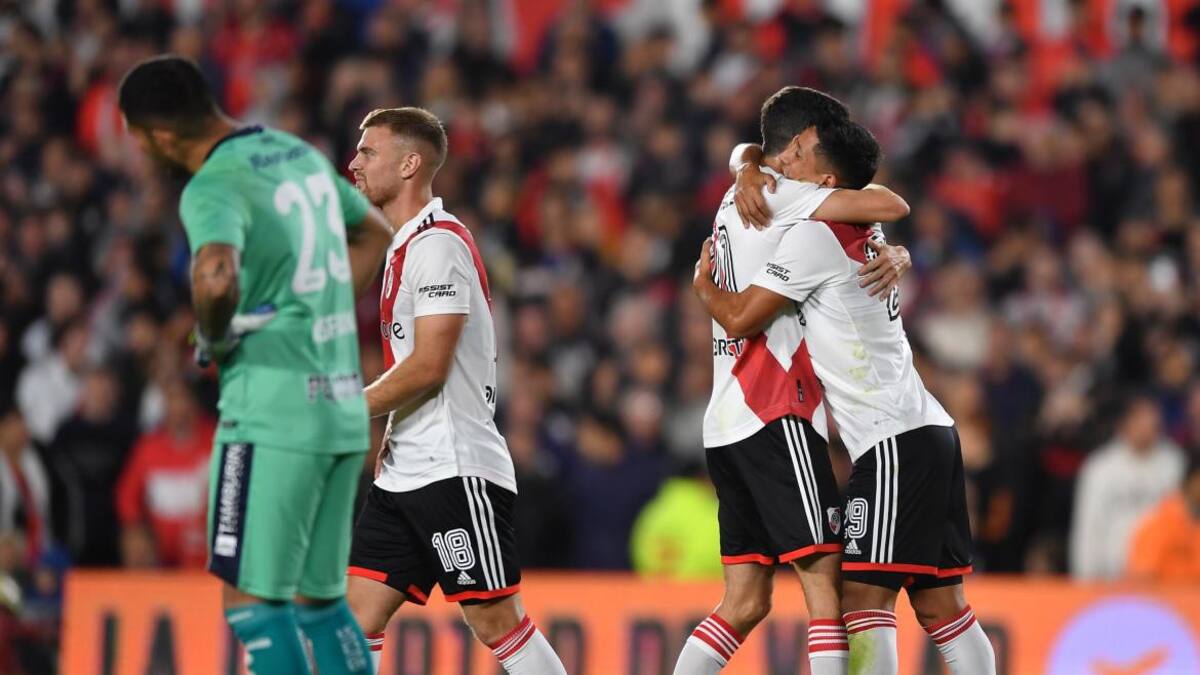 Rodrigo Aliendro; River Plate vs. Gimnasia y Esgrima La Plata. Foto: Télam.