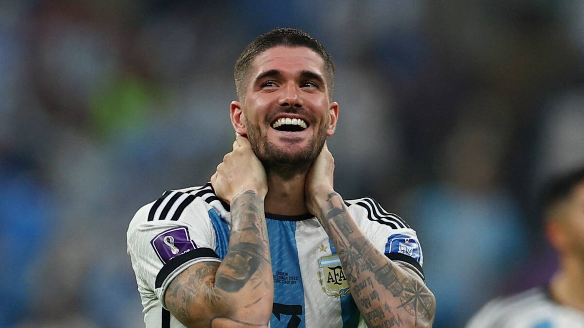 Rodrigo De Paul. Foto: NA.