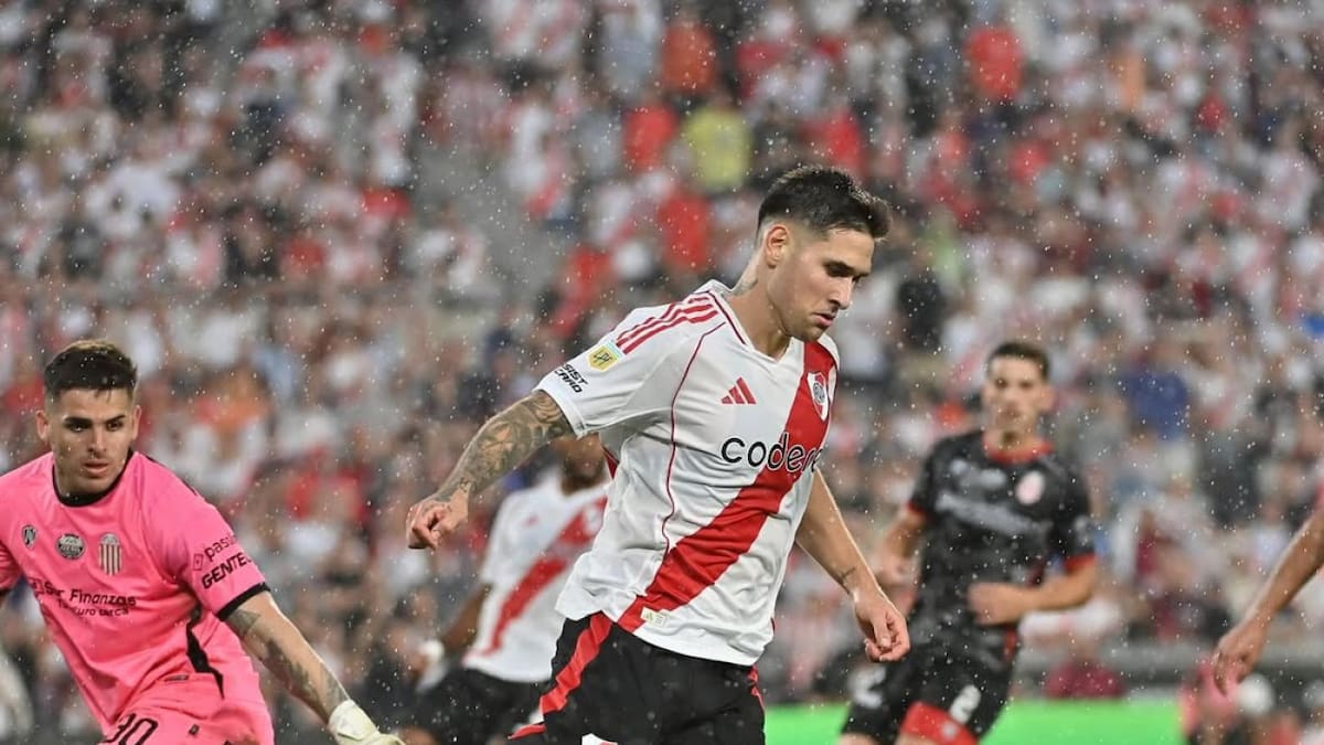Rodrigo Villagra en River. Foto: Instagram Rodrigo_villagra15