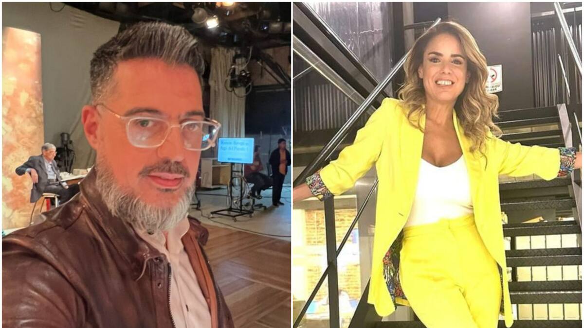 Rolando Barbano y Marina Calabró. Fotos: Instagram.