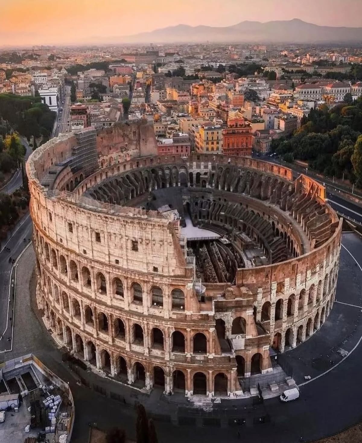 Roma, la mejor ciudad para caminar. Foto Instagram @zittano