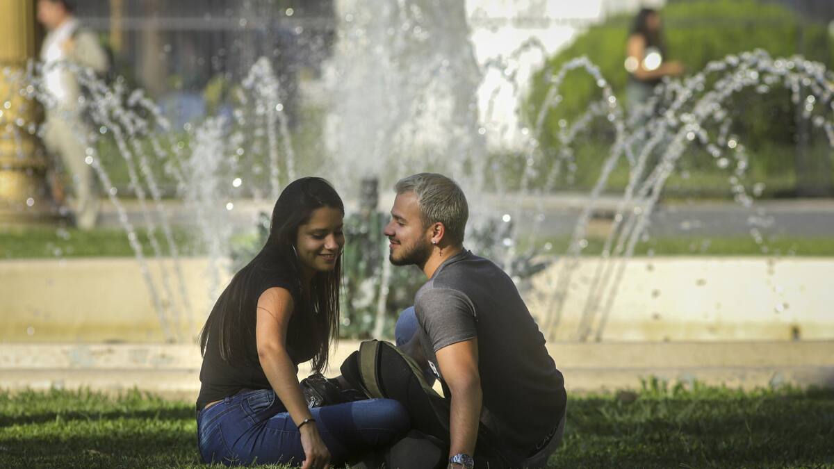 Romance, pareja, novios. Foto: NA/Damián Dopacio.