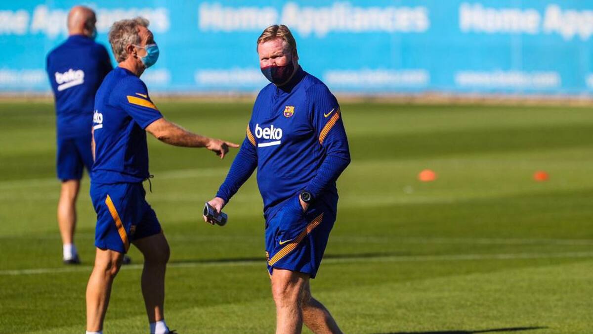 Ronald Koeman, Barcelona, entrenamiento, NA