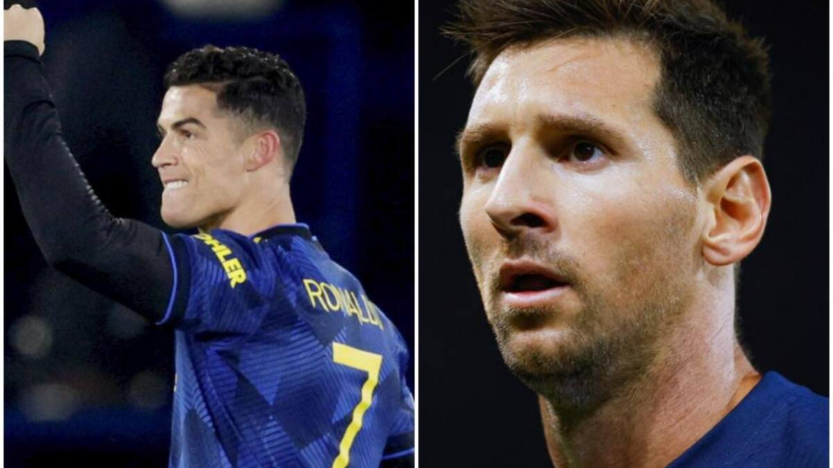 Ronaldo y Messi. Fotos: NA.
