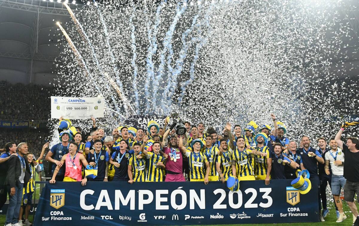 Rosario Central, campeón de la Copa de la Liga 2023. Foto: NA