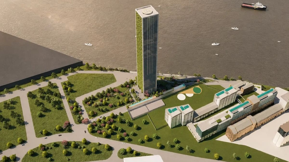 Rosario construirá una torre de 200 metros frente al río Paraná que será la segunda más alta de la Argentina