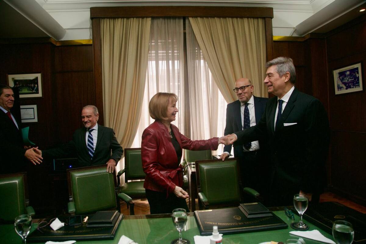Rosatti se reunió con jueces de Casación y del fuero penal económico