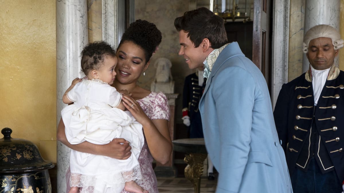 Ruby Barker en "Bridgerton". Foto: prensa Netflix.