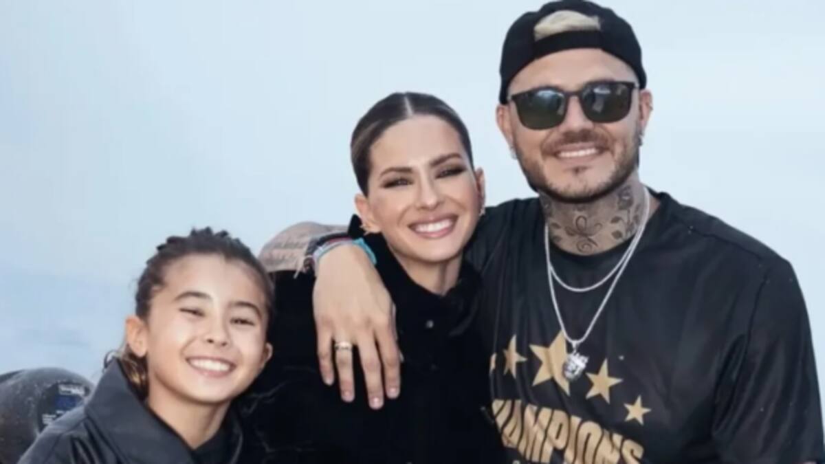 Rufina Cabré, China Suárez y Mauro Icardi