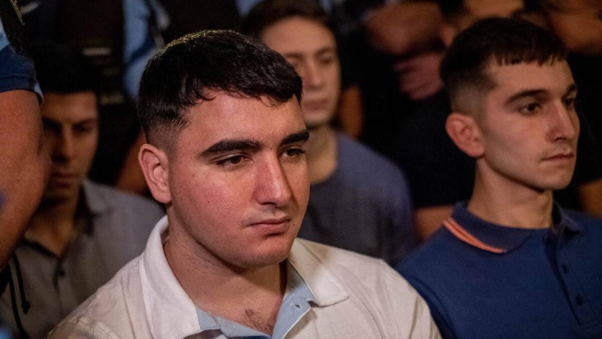 Rugbiers acusados por el crimen de Fernando Báez Sosa. Foto: Telam.