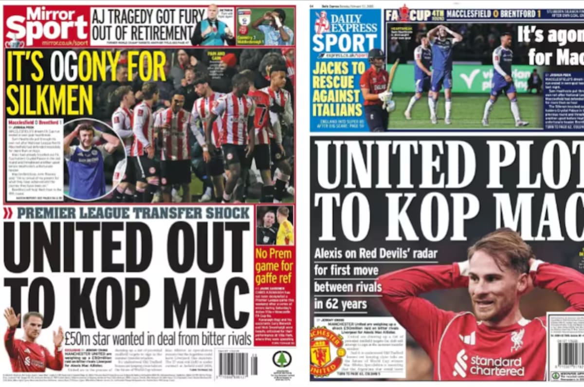 Rumores de transferencia de Alexis Mac Allister al Manchester United.