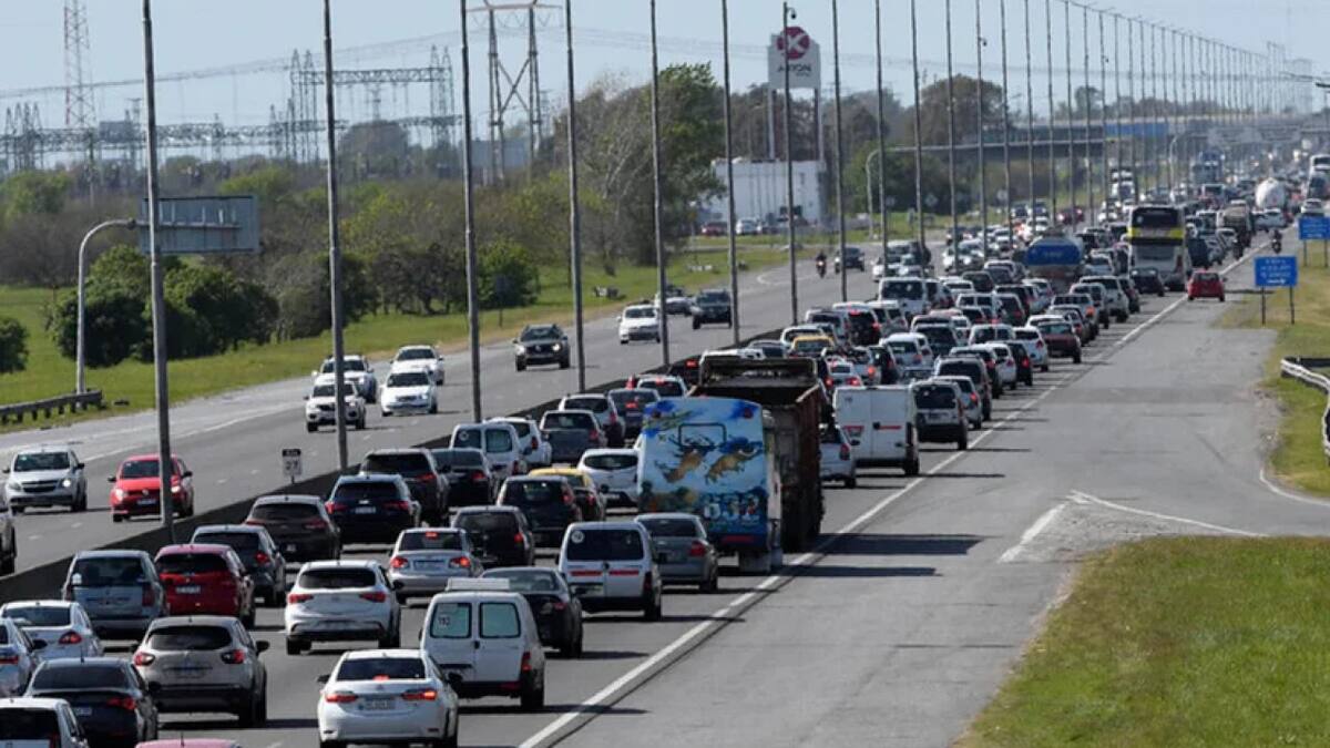 Ruta 2, semana santa. Foto: NA.