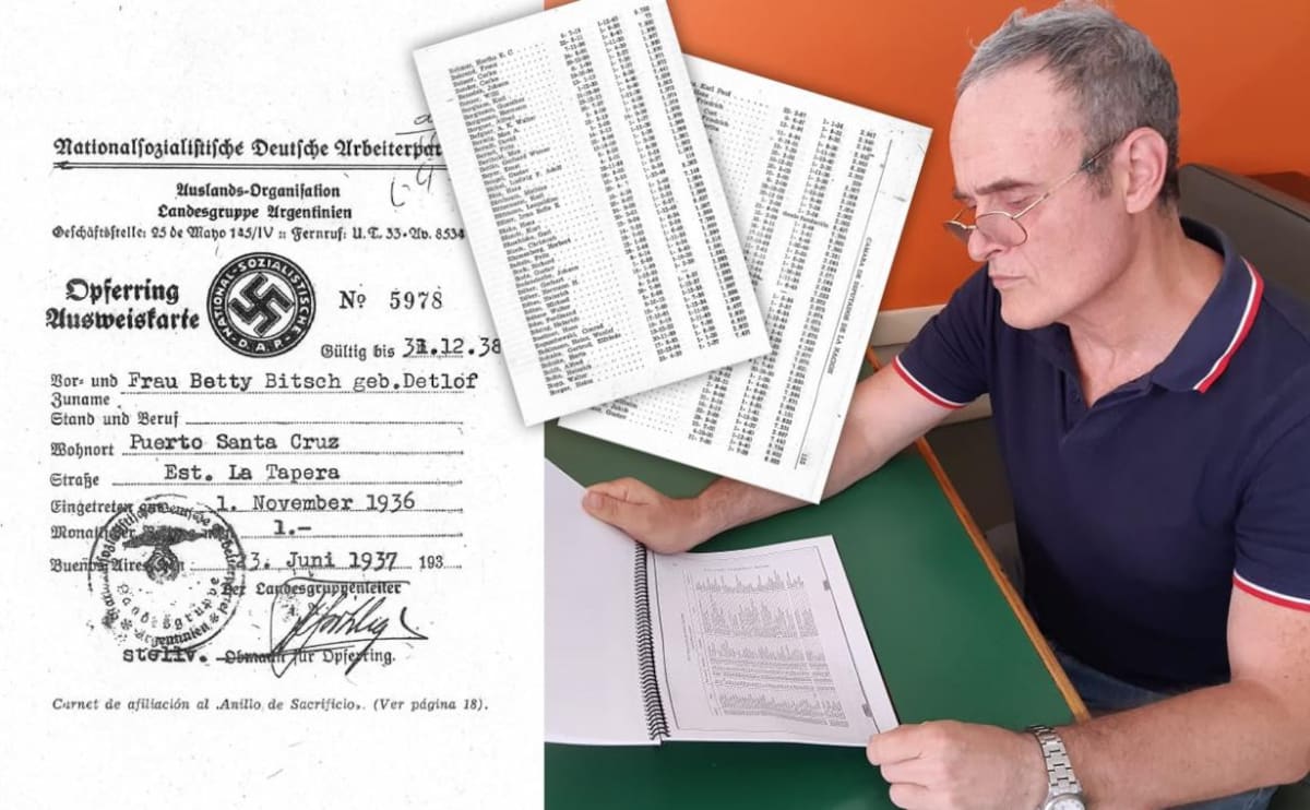 Ruta del dinero nazi, Credit Suisse, Schweitzerische Kreditanstalt, lavado de dinero entre Argentina y Suiza, Pedro Filipuzzi, documentos del Partido Nazi