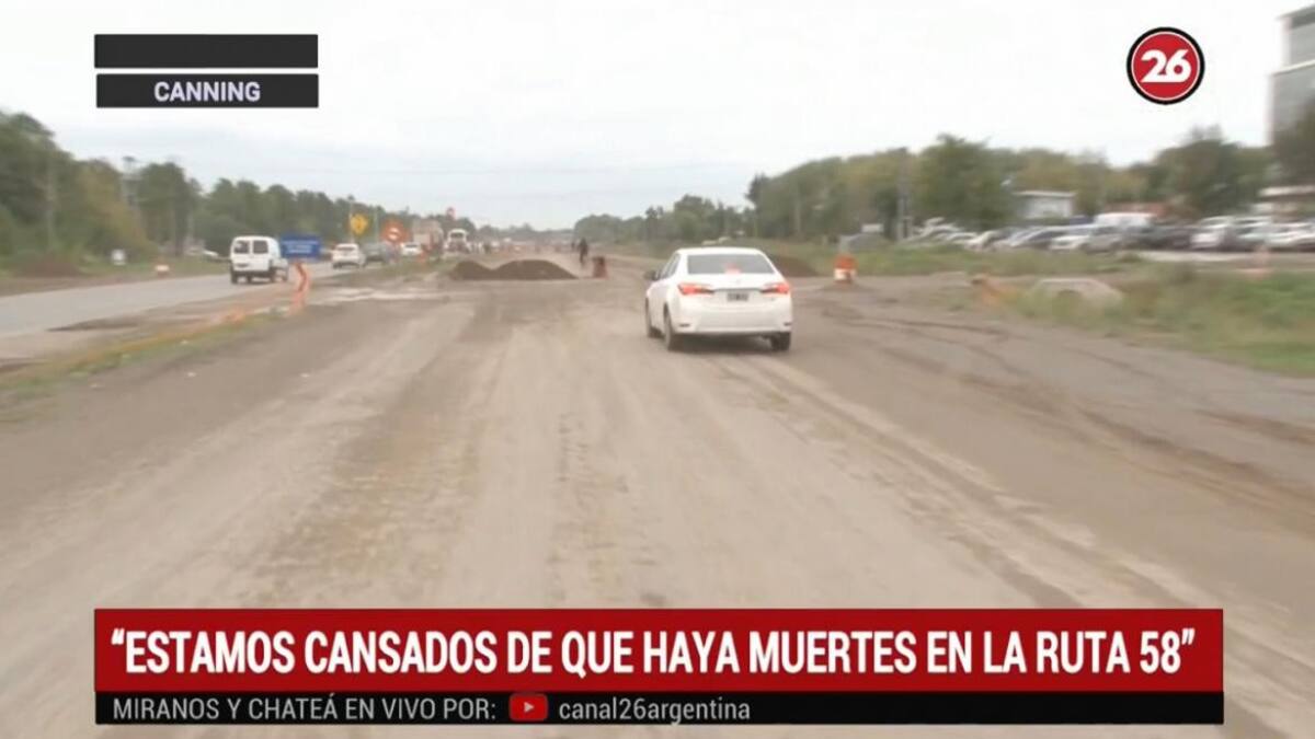 Ruta Provincial 58 - Informe Canal 26