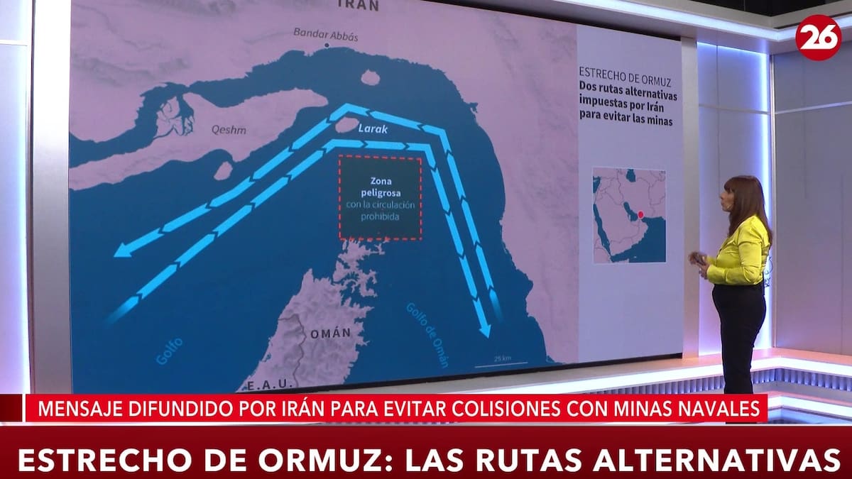 Nuevo mapa del petróleo: Irán anunció “rutas alternativas” en el estrecho de Ormuz para evitar posibles colisiones con minas