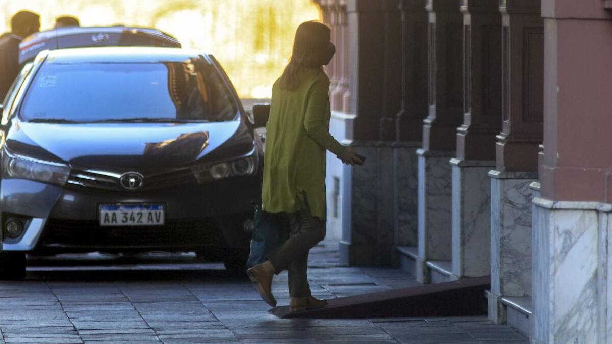 Sabina Frederic en Casa Rosada, AGENCIA NA