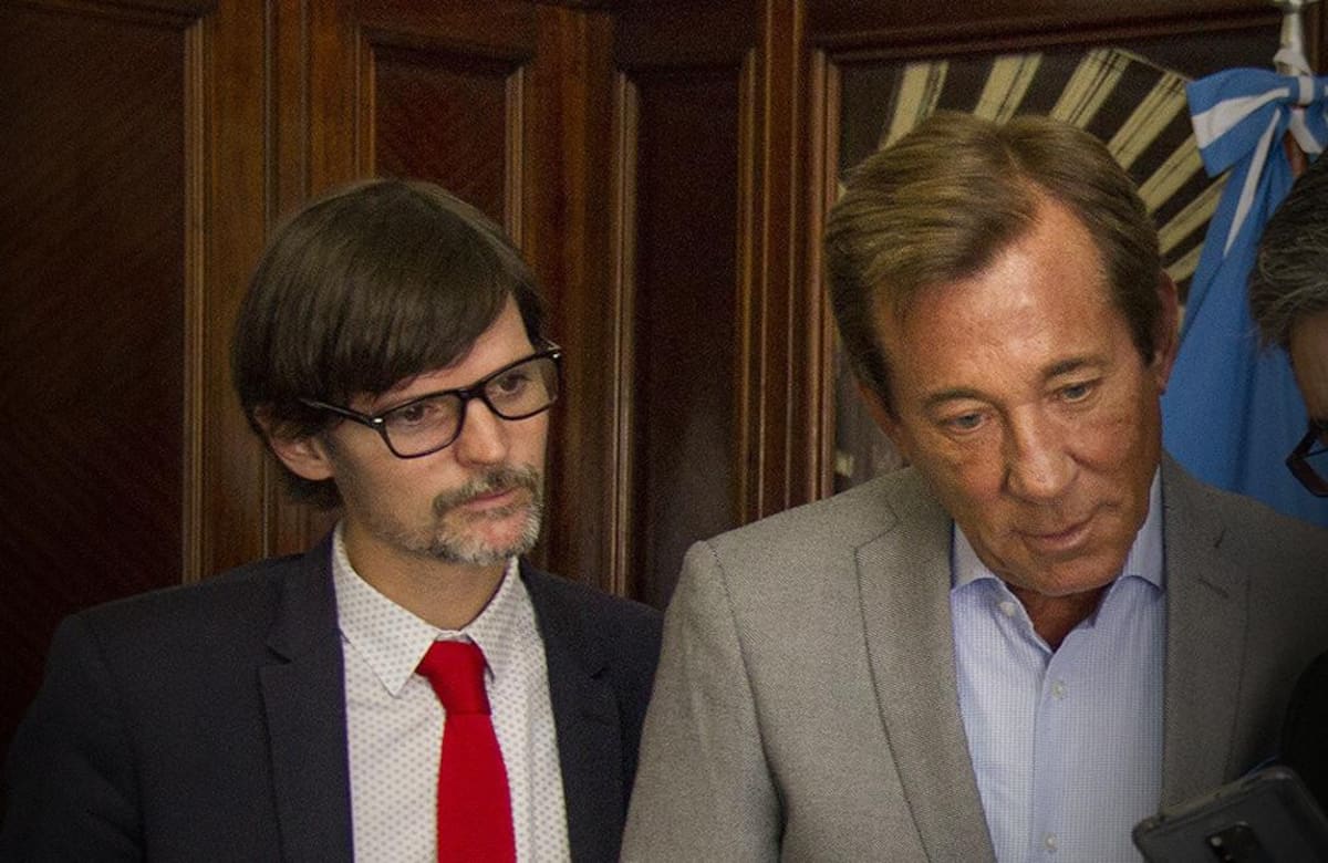 Sabino Vaca Narvaja, Luis María Kreckler.embajador argentino en China, Foto NA