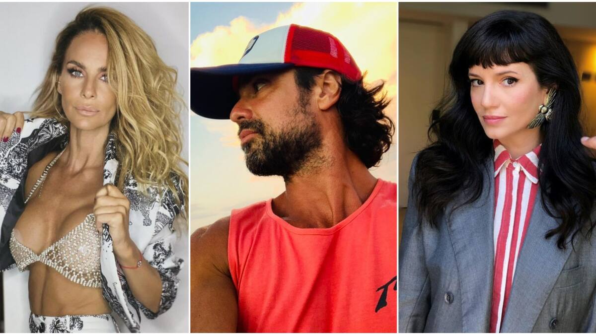 Sabrina Rojas, Luciano Castro y Griselda Siciliani. Fotos: Instagram.