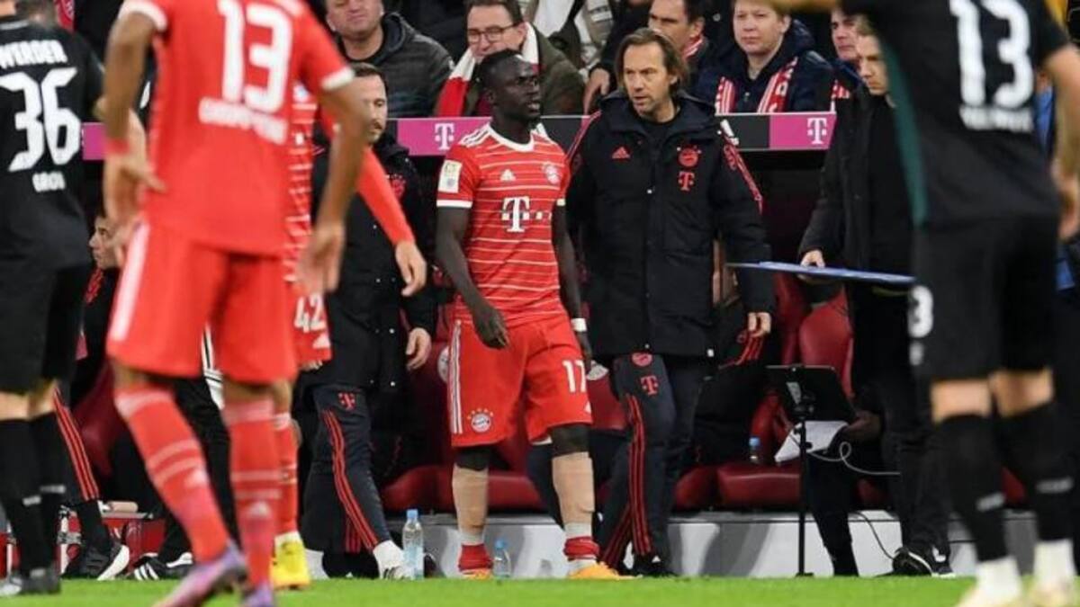 Sadio Mané, jugador del Bayern. Foto: REUTERS