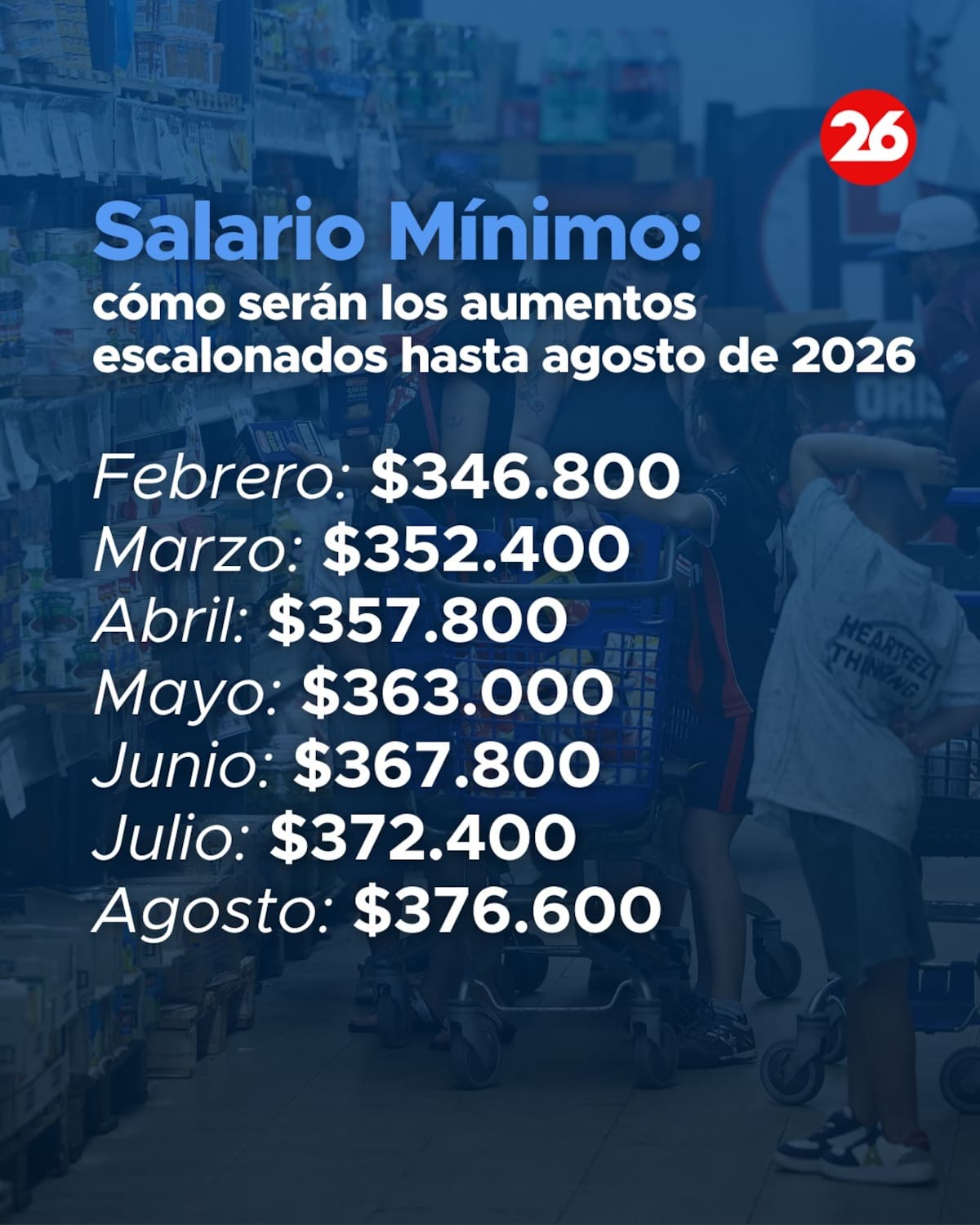 Salario Mínimo, Vital y Móvil en 2026