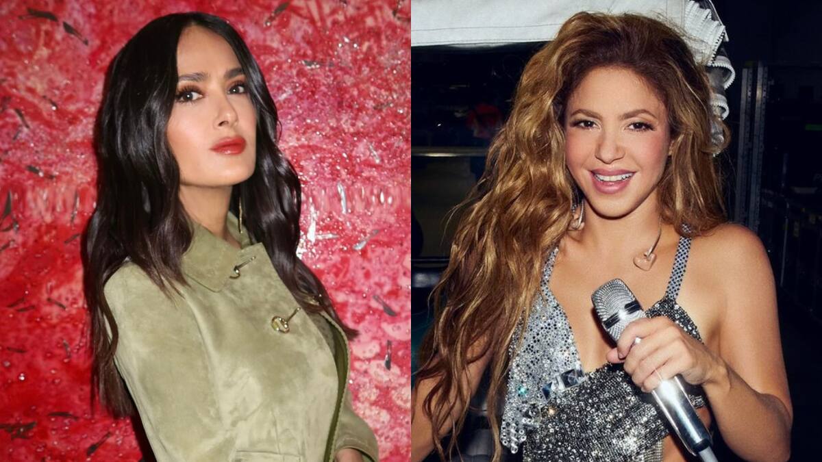 Salma Hayek y Shakira. Foto: Instagram.