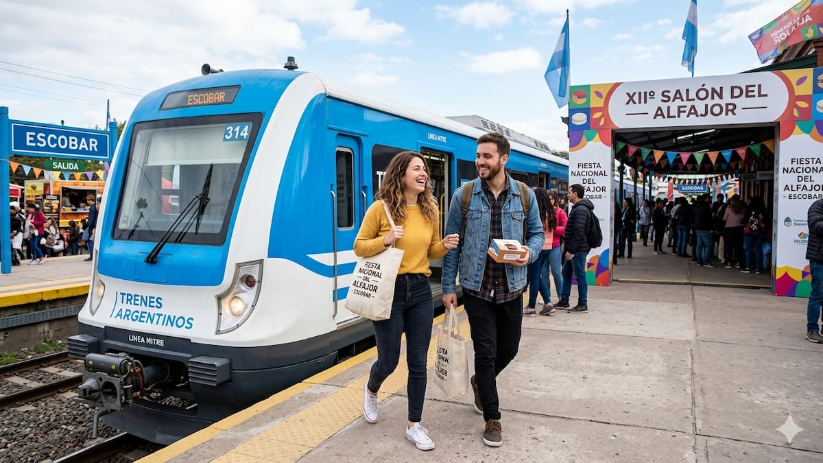 Llega el Salón del Alfajor a Buenos Aires: dónde se realiza y cómo llegar en tren