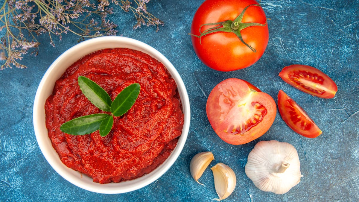 Salsa de tomate.