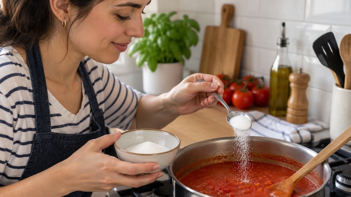 Roberta, chef italiana: “El tomate debe cocinarse despacio para concentrar su sabor; la acidez no se quita con azúcar”