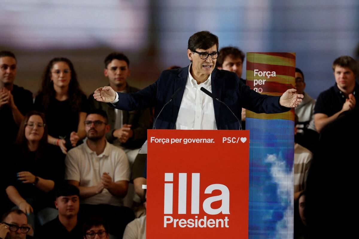 Salvador Illa, Partido Socialista de Cataluña. Foto: Reuters