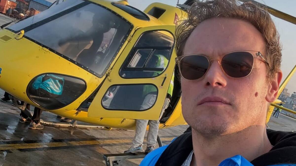 Sam Heughan escaló el Monte Everest. Foto Instagram @samheughan