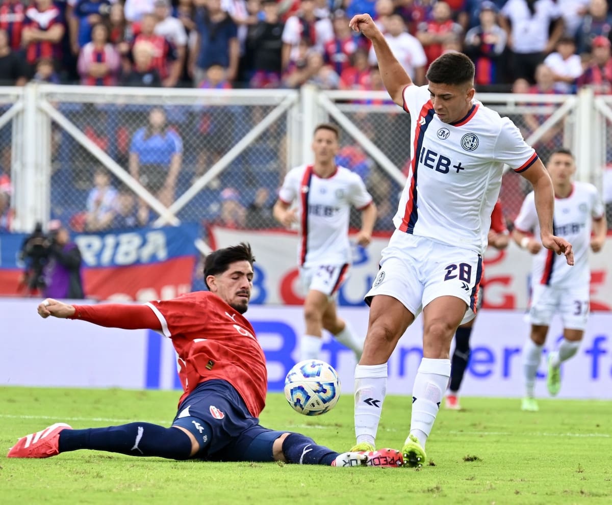 San Lorenzo vs Independiente, fútbol argentino. Foto: NA / Juan Foglia