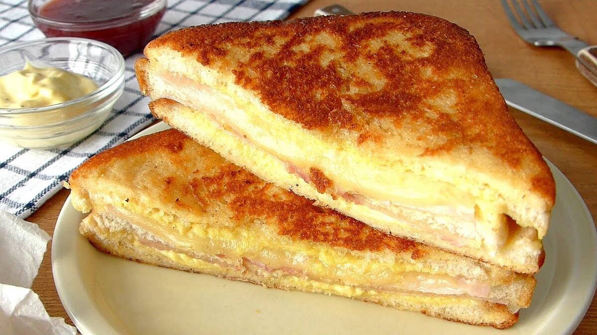 Sándwich Montecristo. Foto: captura YouTube