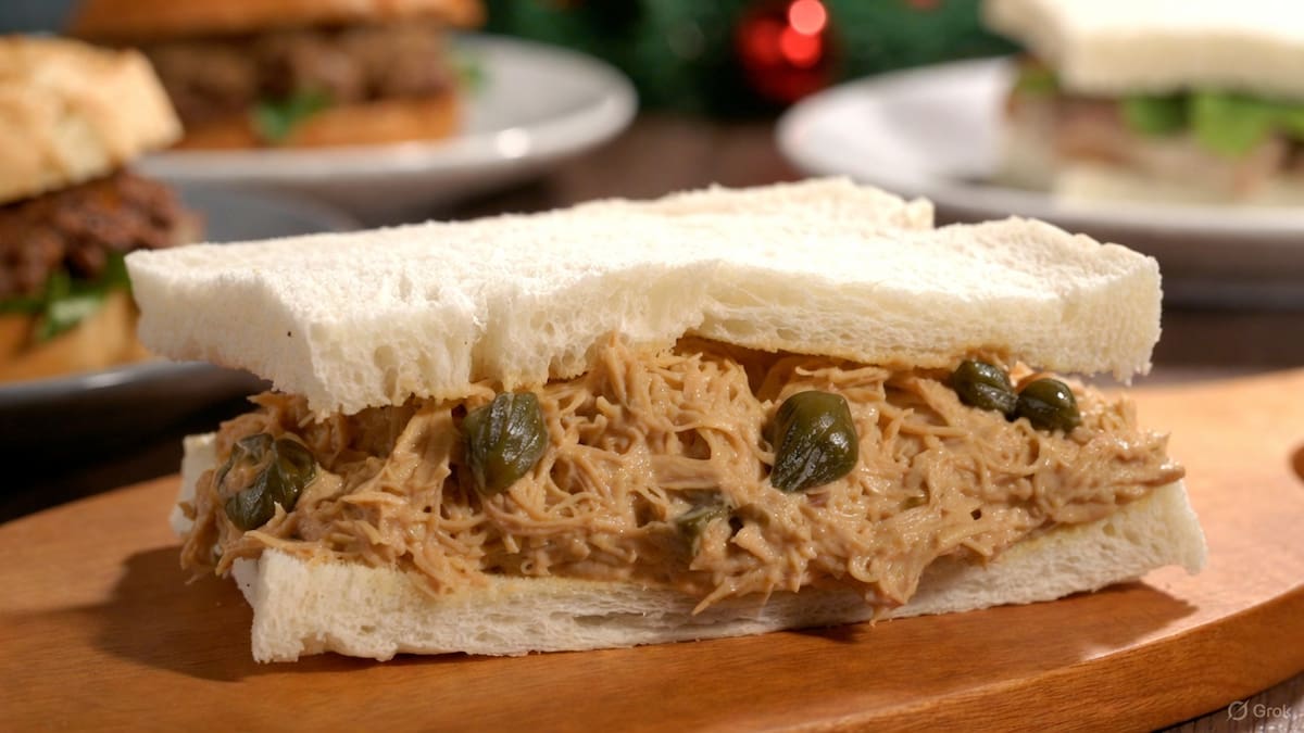 Dos clásicos de las fiestas se combinan: cómo hacer sándwiches de miga de vitel toné, una mezcla única y llena de sabor