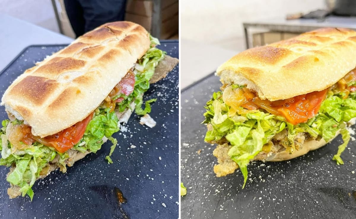 Sánguche de milanesa tucumano. Foto: Instagram @panzallena.ba