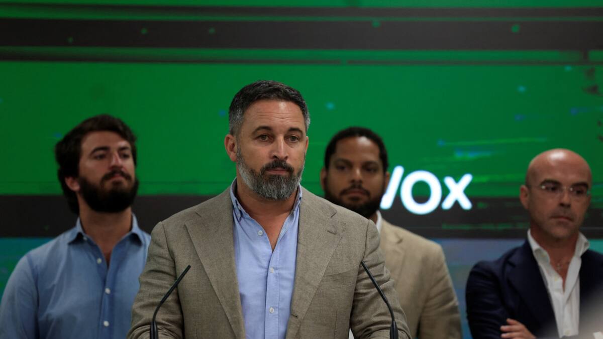 Santiago Abascal, VOX. Foto: Reuters.