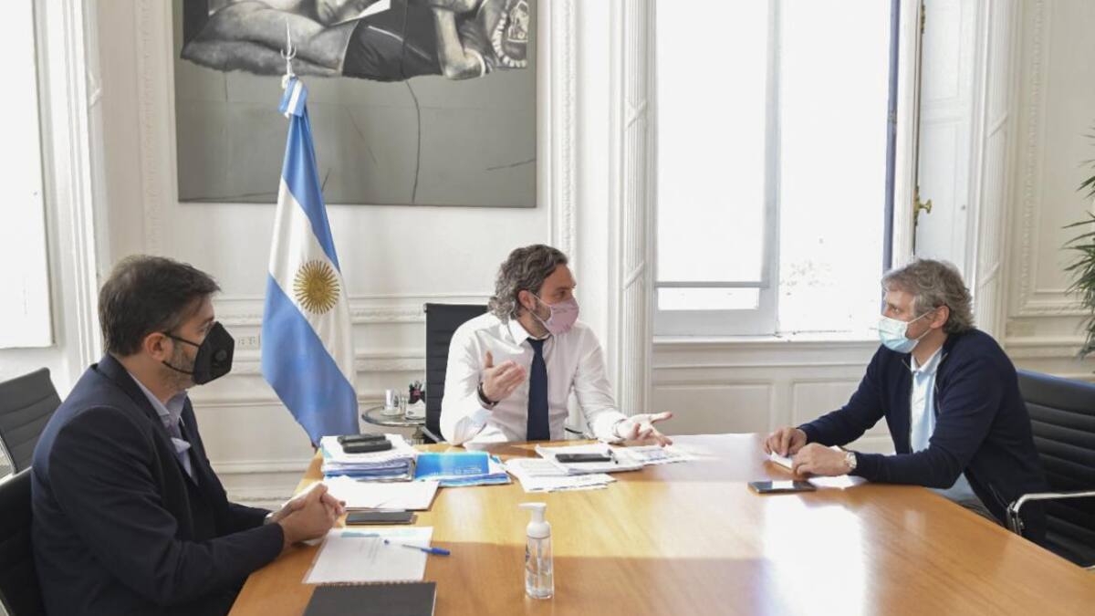 Santiago Cafiero,Felipe Miguel, Carlos Bianco, NA