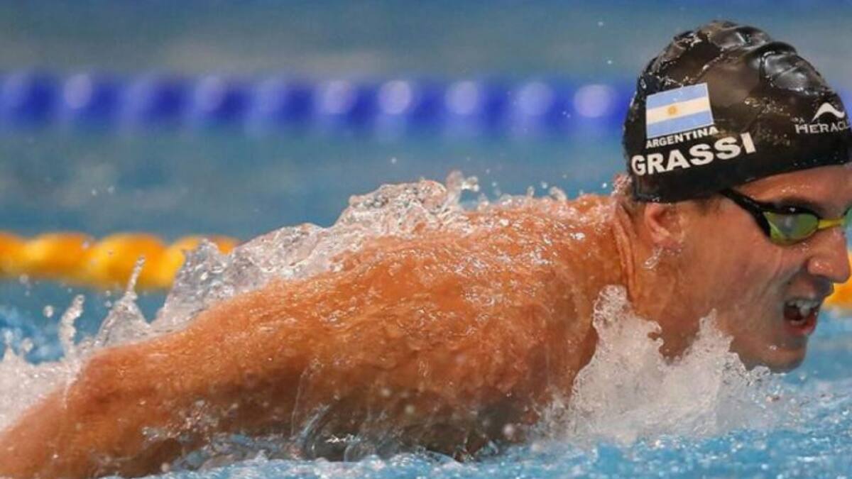 Santiago Grassi, natación, NA