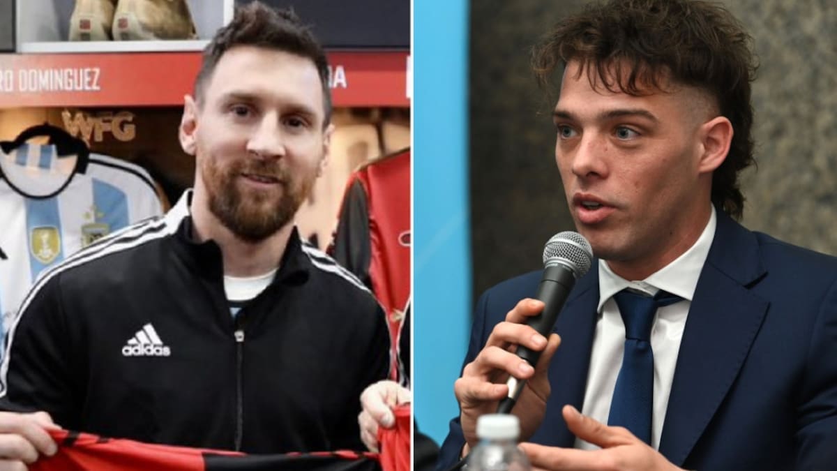 Santiago Maratea tiene un plan para que Lionel Messi juegue en Newell's. Foto: Capturas.
