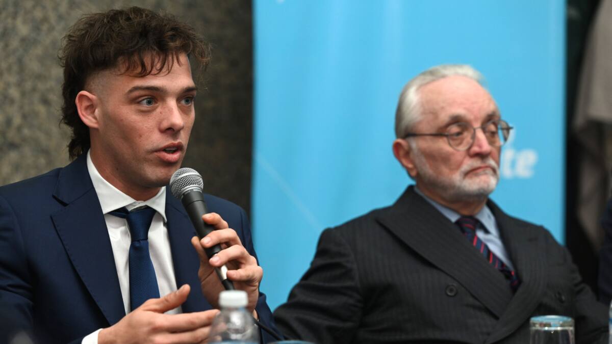 Santiago Maratea y Ricardo Nissen. Foto: Télam