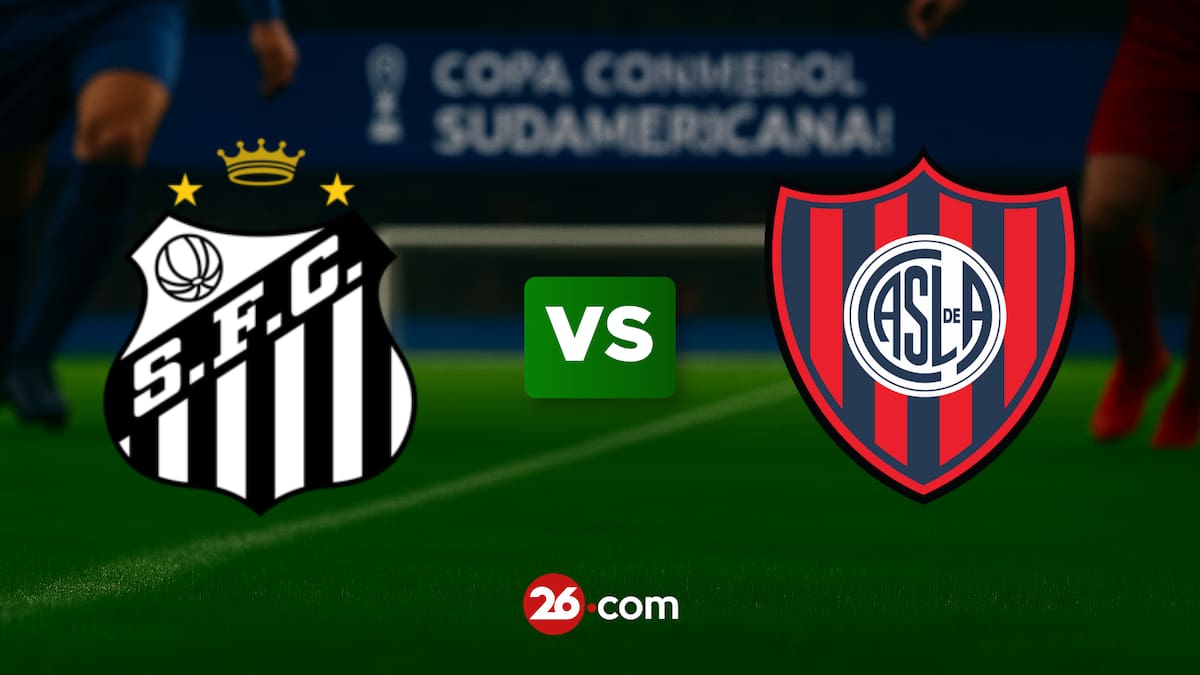 Santos vs. San Lorenzo EN VIVO hoy: resultado, goles y minuto a minuto de la Copa Sudamericana 2026