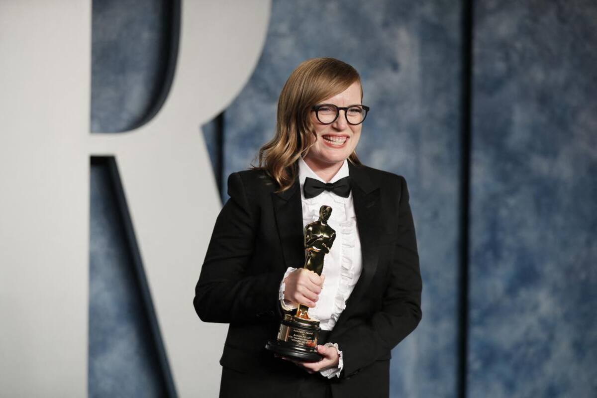 Sarah Polley, directora de Ellas Hablan y ganadora a Mejor Adaptación de Guión. Foto Reuters.