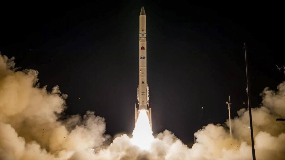 Satélite Ofek-13 israelí. Foto: EFE.