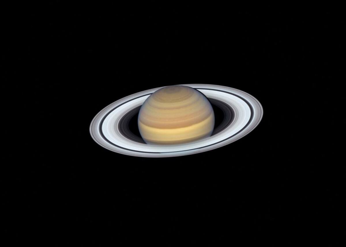 Saturno y sus diferentes anillos. Foto: Reuters.