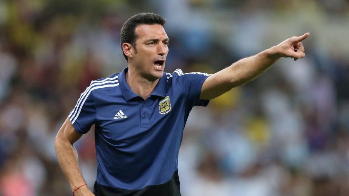 Scaloni, entrenador de Argentina - Copa América Reuters