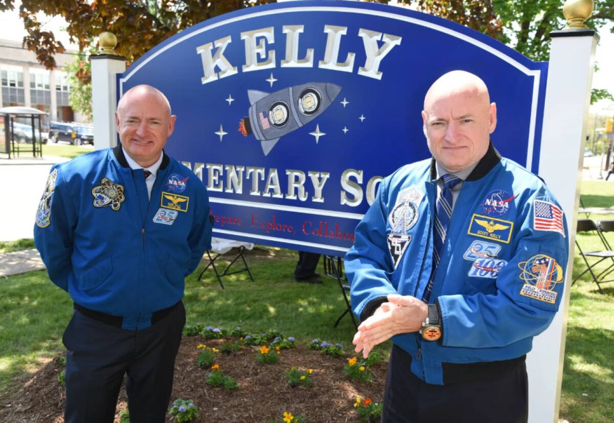 Scott y Mark Kelly. Foto: NASA.