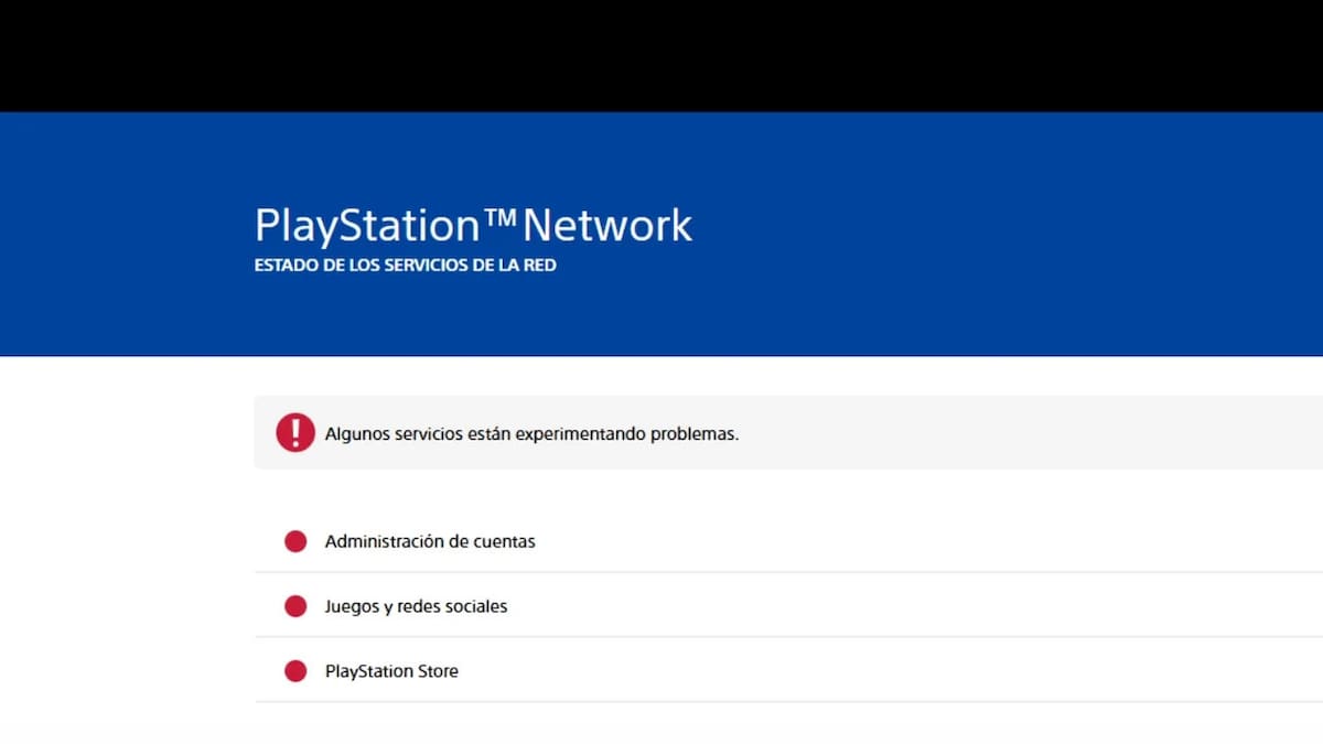 Se cayó PlayStation Network. Foto: captura