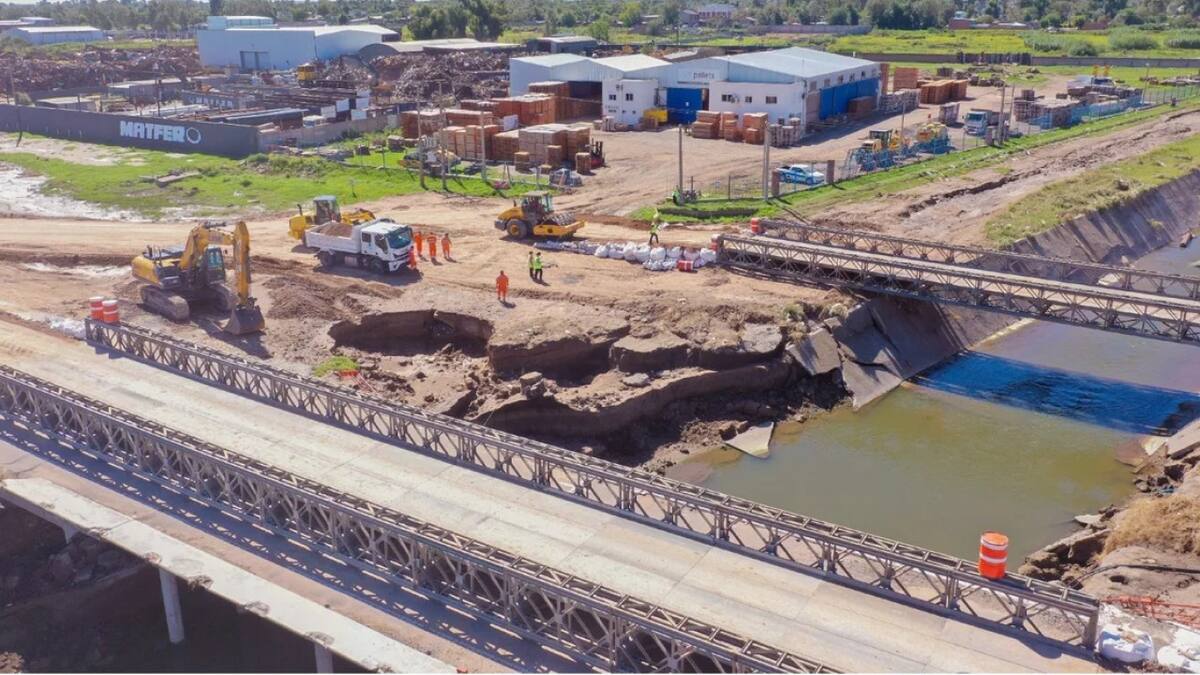 Se normaliza el tránsito en Bahía Blanca. Foto: NA.