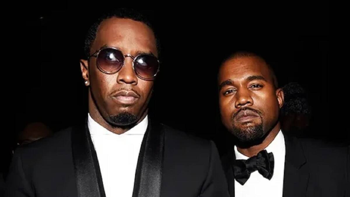 Sean "Diddy" Combs y Kanye West. Foto: NA.