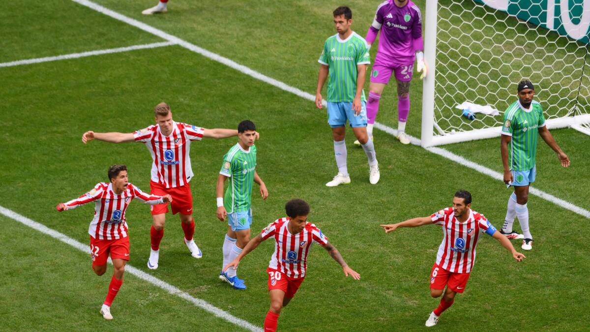 Seattle Sounders vs Atlético de Madrid, Mundial de Clubes 2025. Foto: Reuters/Steven Bisig