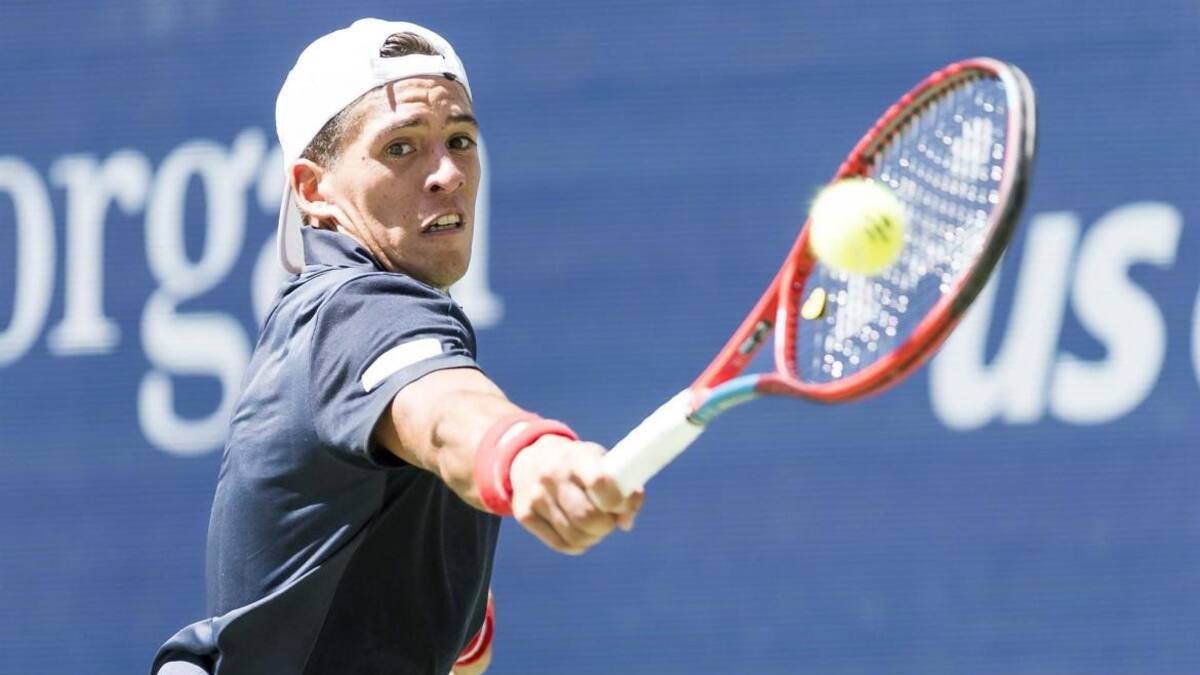 Sebastián Báez en el US Open. Foto: EFE.